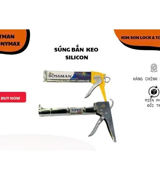 Súng bắn keo silicon thương hiệu Bossman chính hãng