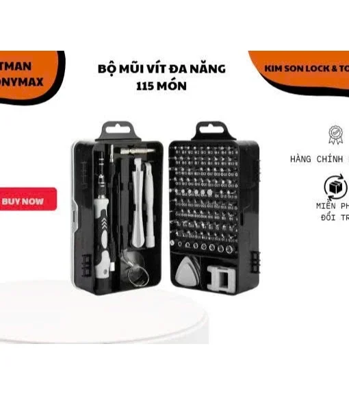 Bộ mũi vít đa năng 115 chi tiết