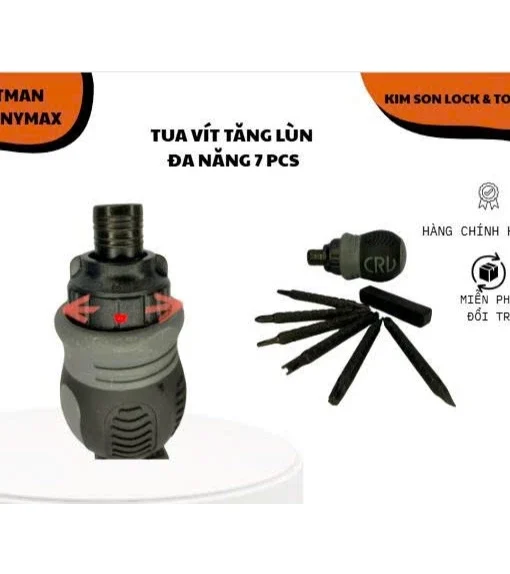 Tua vít, tô vít đa năng tăng lùn 7 cây