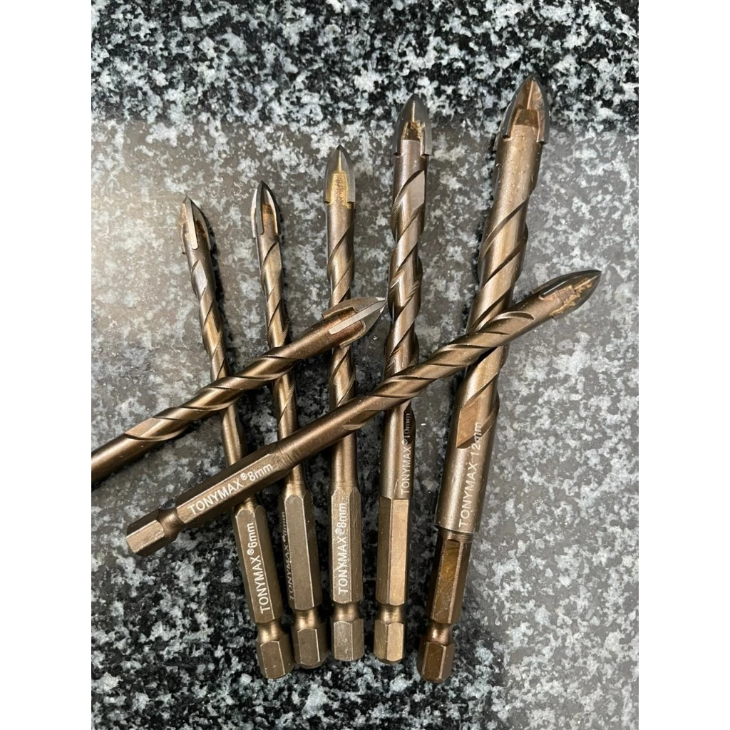 Bộ mũi khoan đa năng 4 cạnh chuôi lục giác thương hiệu Tonymax cao cấp chính hãng Bộ mũi khoan đa năng 4 cạnh chuôi lục giác thương hiệu Tonymax cao cấp chính hãng